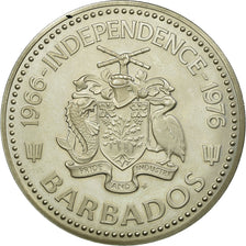 Coin, Barbados, 10 Dollars, 1976, Franklin Mint, MS(63), Silver, KM:26a