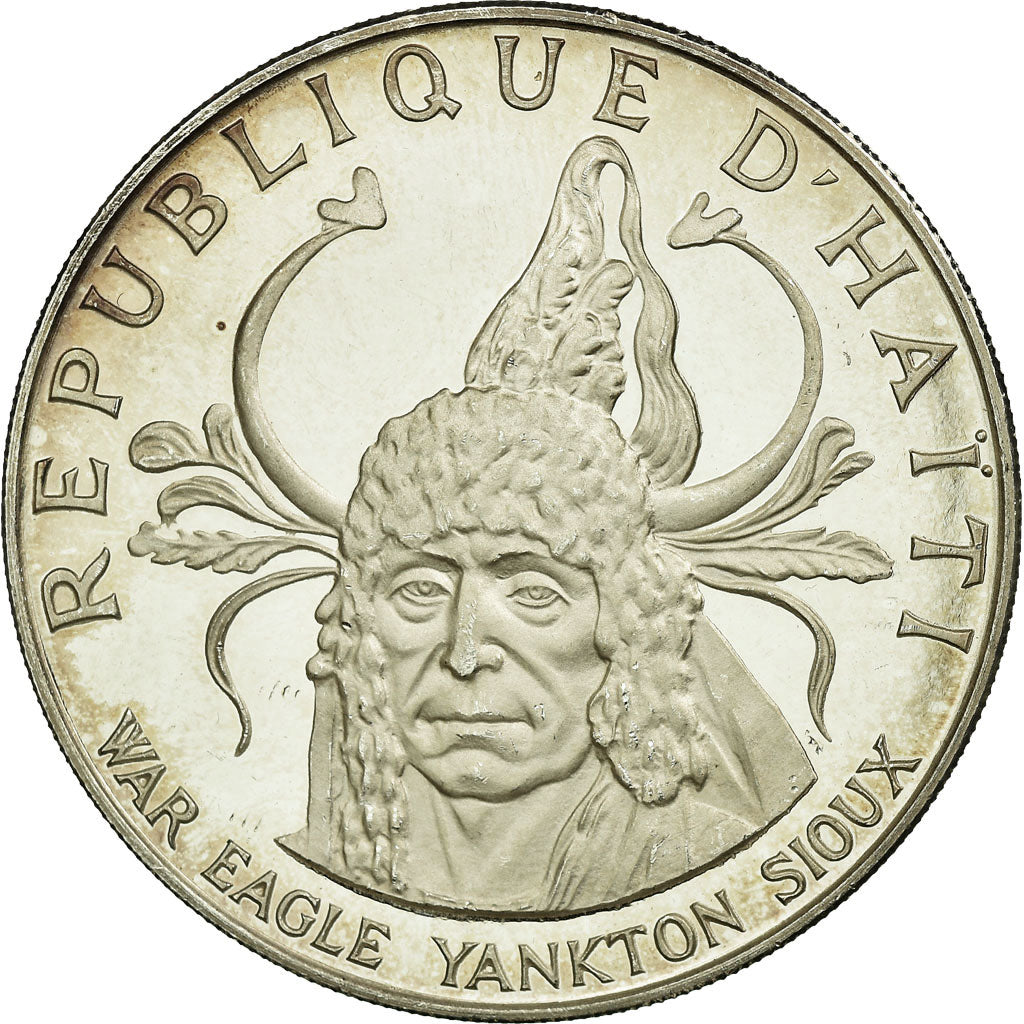 Monnaie, Haïti, 10 Gourdes, 1971, FDC, Argent, KM:85