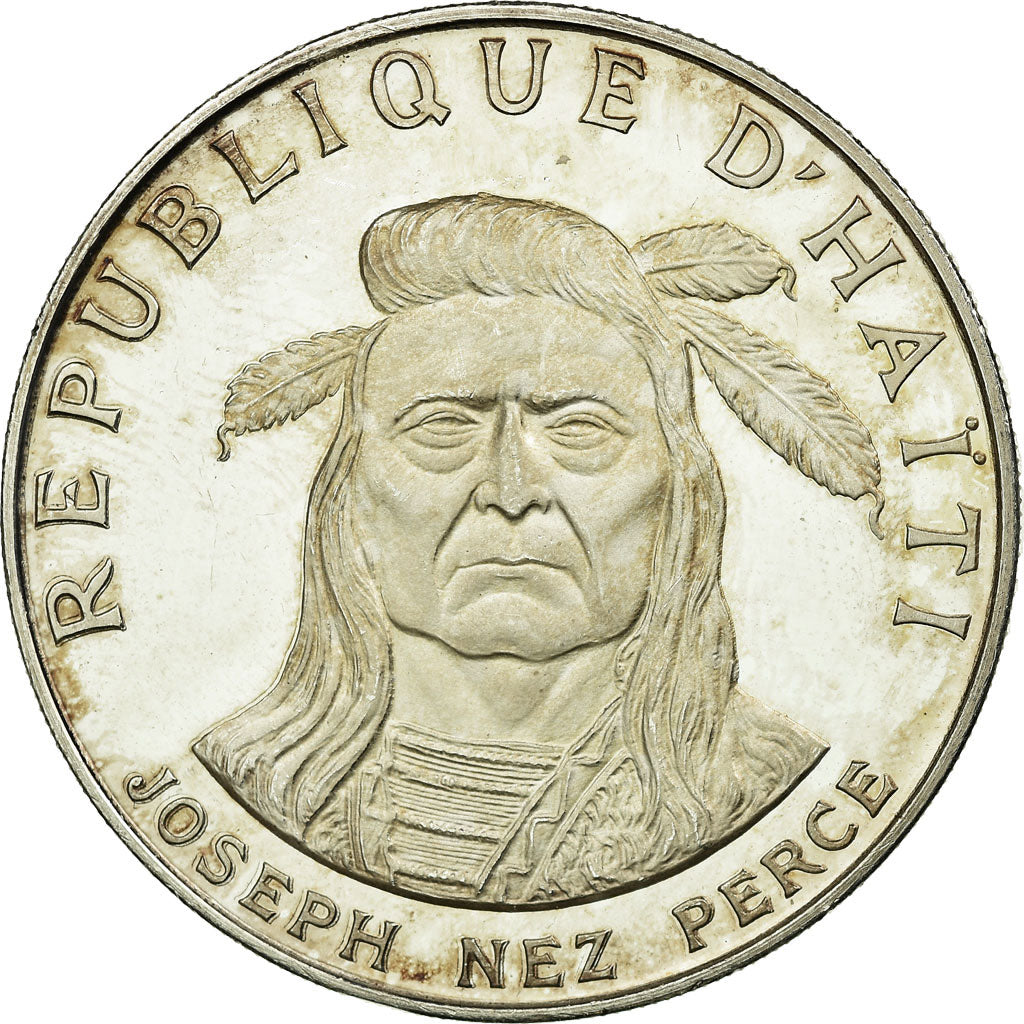 Coin, Haiti, 10 Gourdes, 1971, MS(63), Silver, KM:84