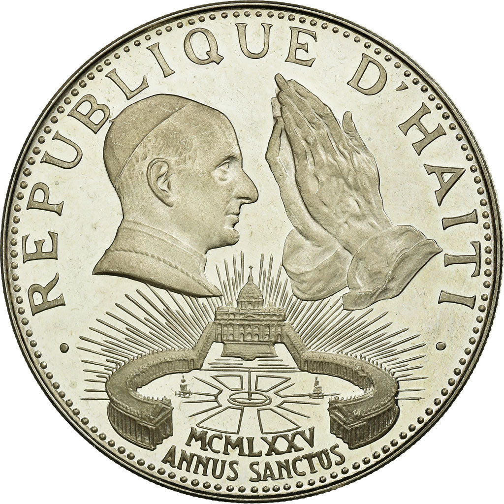 Coin, Haiti, 50 Gourdes, 1974, MS(63), Silver, KM:123