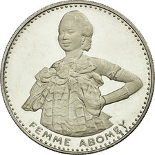 Coin, Benin, 200 Francs, 1971, MS(63), Silver, KM:2.2