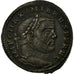Moneta, Maximianus, Follis, Ticinum, BB+, Rame, RIC:43 b