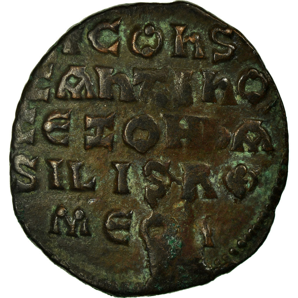 Coin, Constantine VII Porphyrogenitus, Follis, Constantinople, EF(40-45), Copper