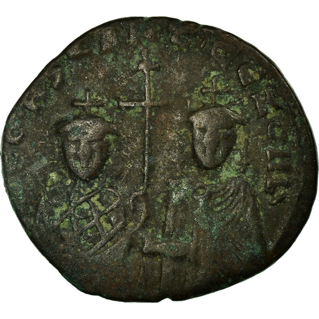 Coin, Constantine VII Porphyrogenitus, Follis, Constantinople, EF(40-45), Copper