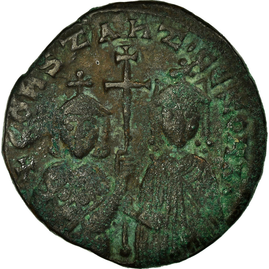 Coin, Constantine VII Porphyrogenitus, Follis, Constantinople, AU(50-53), Copper