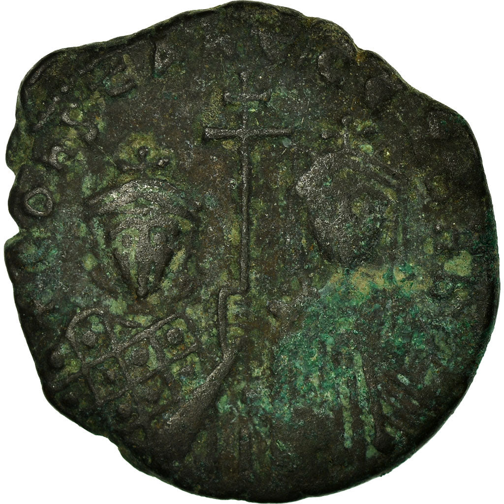 Monnaie, Constantine VII Porphyrogénète, Follis, Constantinople, TTB+, Cuivre