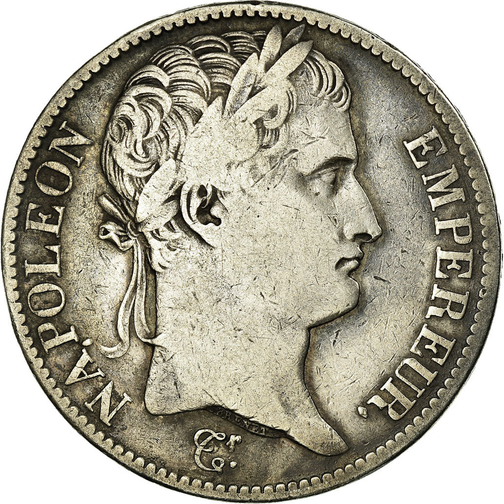 Coin, France, Napoléon I, 5 Francs, 1809, Rouen, VF(20-25), Silver, KM:694.2