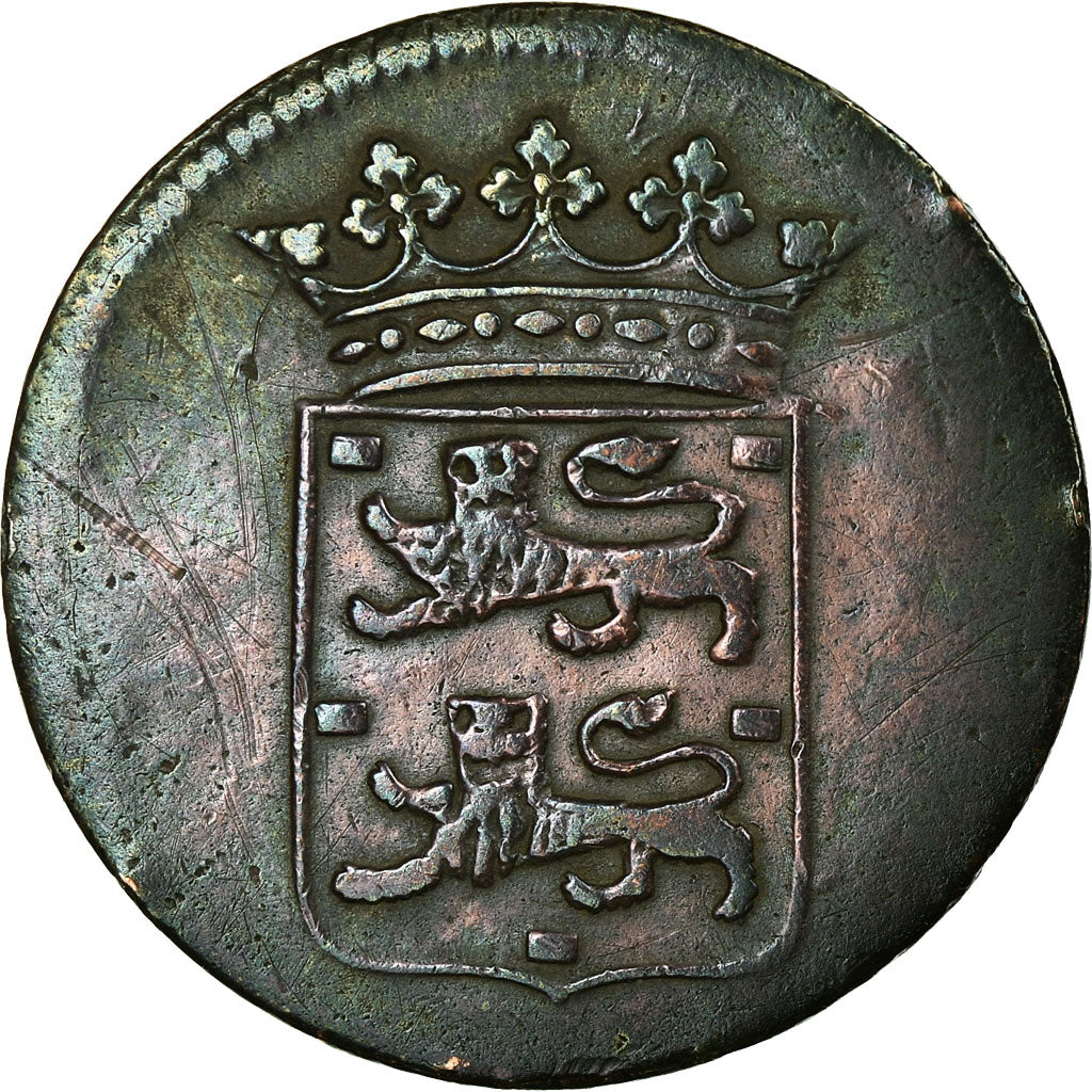 Coin, NETHERLANDS EAST INDIES, Duit, 1733, VF(20-25), Copper, KM:131