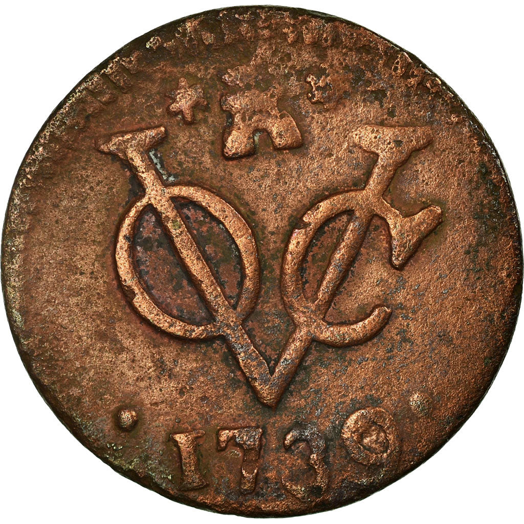 NETHERLANDS EAST INDIES, Duit, 1739, VF(20-25), Copper, KM:152.2