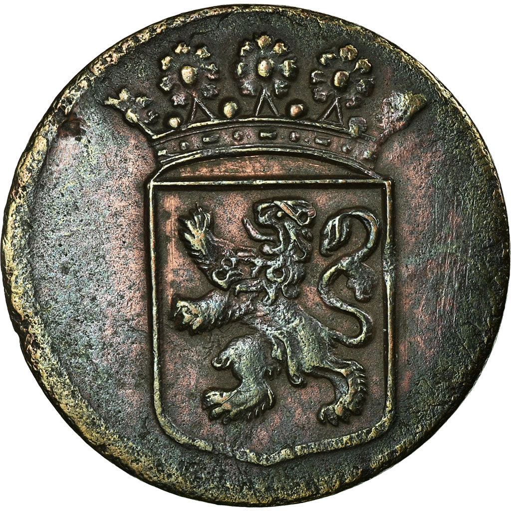 Moeda, Índias Orientais Neerlandesas, Duit, 1743, Dordrecht, VF(30-35), Cobre