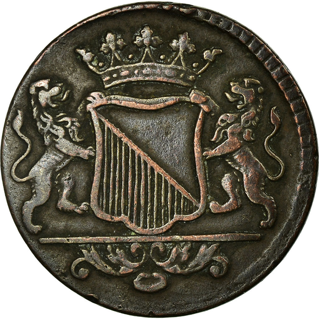 Coin, NETHERLANDS EAST INDIES, Duit, 1754, Utrecht, EF(40-45), Copper, KM:111.1