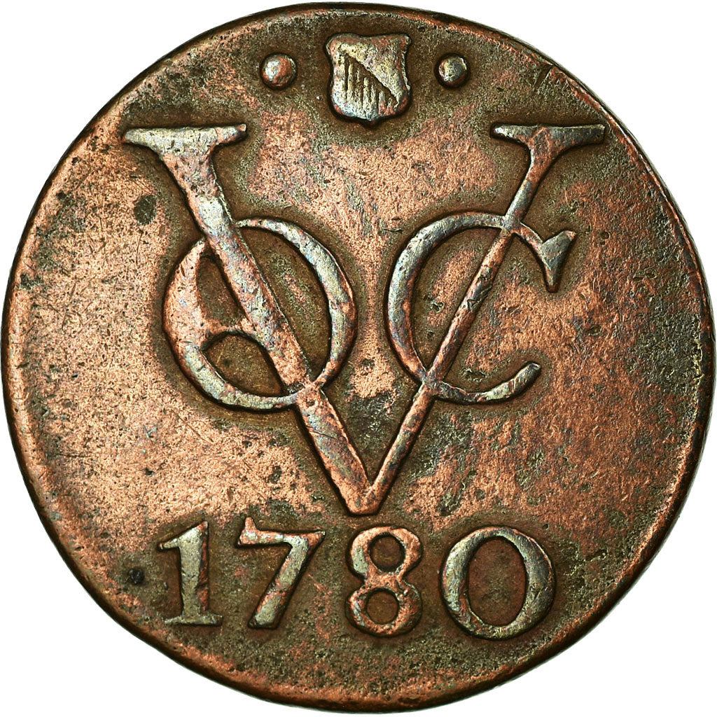 Coin, NETHERLANDS EAST INDIES, Duit, 1780, Utrecht, EF(40-45), Copper, KM:111.1