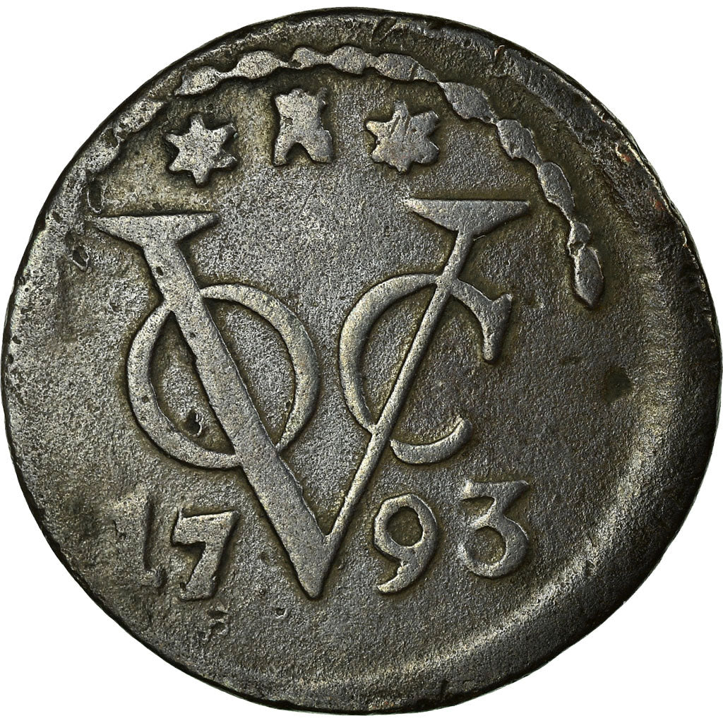 Monnaie, NETHERLANDS EAST INDIES, Duit, 1793, Utrecht, TB, Cuivre, KM:159