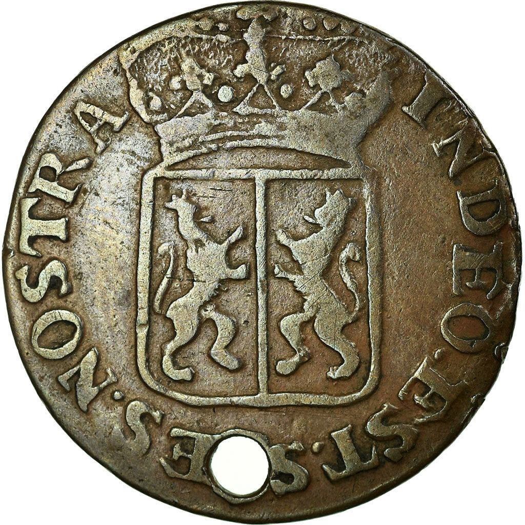 Coin, NETHERLANDS EAST INDIES, Duit, 1806, Harderwijk, VF(20-25), Copper