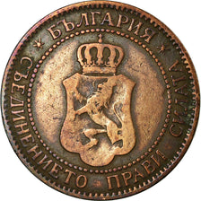 Coin, Bulgaria, Ferdinand I, 2 Stotinki, 1901, Paris, France, VF(30-35), Bronze