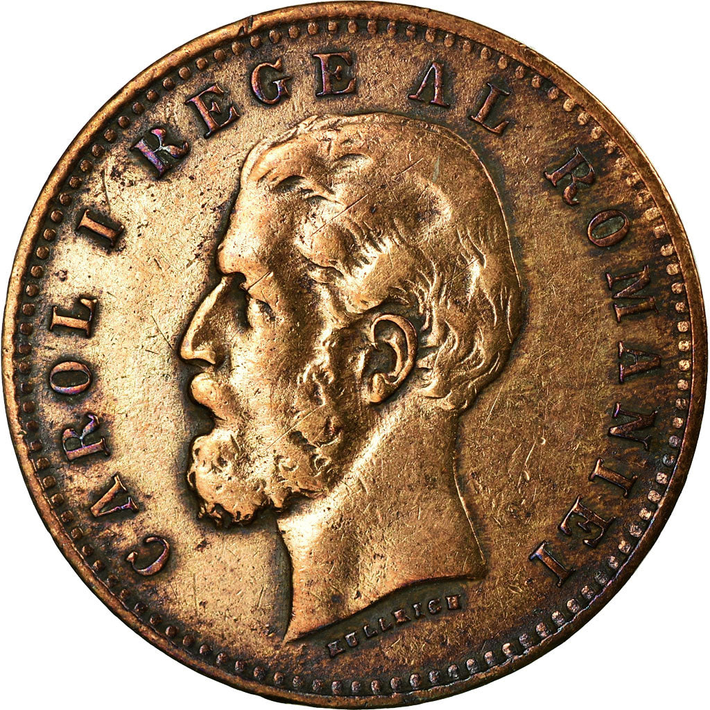 Coin, Romania, Carol I, 2 Bani, 1900, EF(40-45), Copper, KM:27