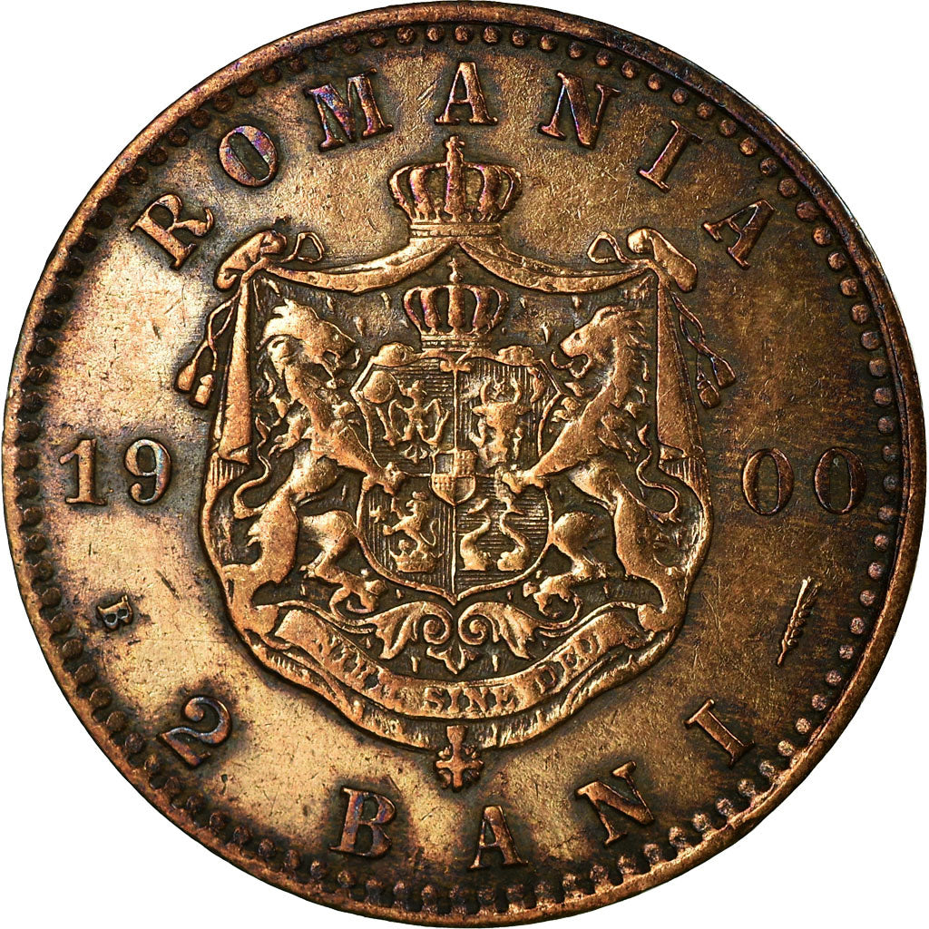 Coin, Romania, Carol I, 2 Bani, 1900, EF(40-45), Copper, KM:27