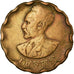 Moneda, Etiopía, Haile Selassie I, 25 Cents, Haya Amist Santeem, 1944, Paris