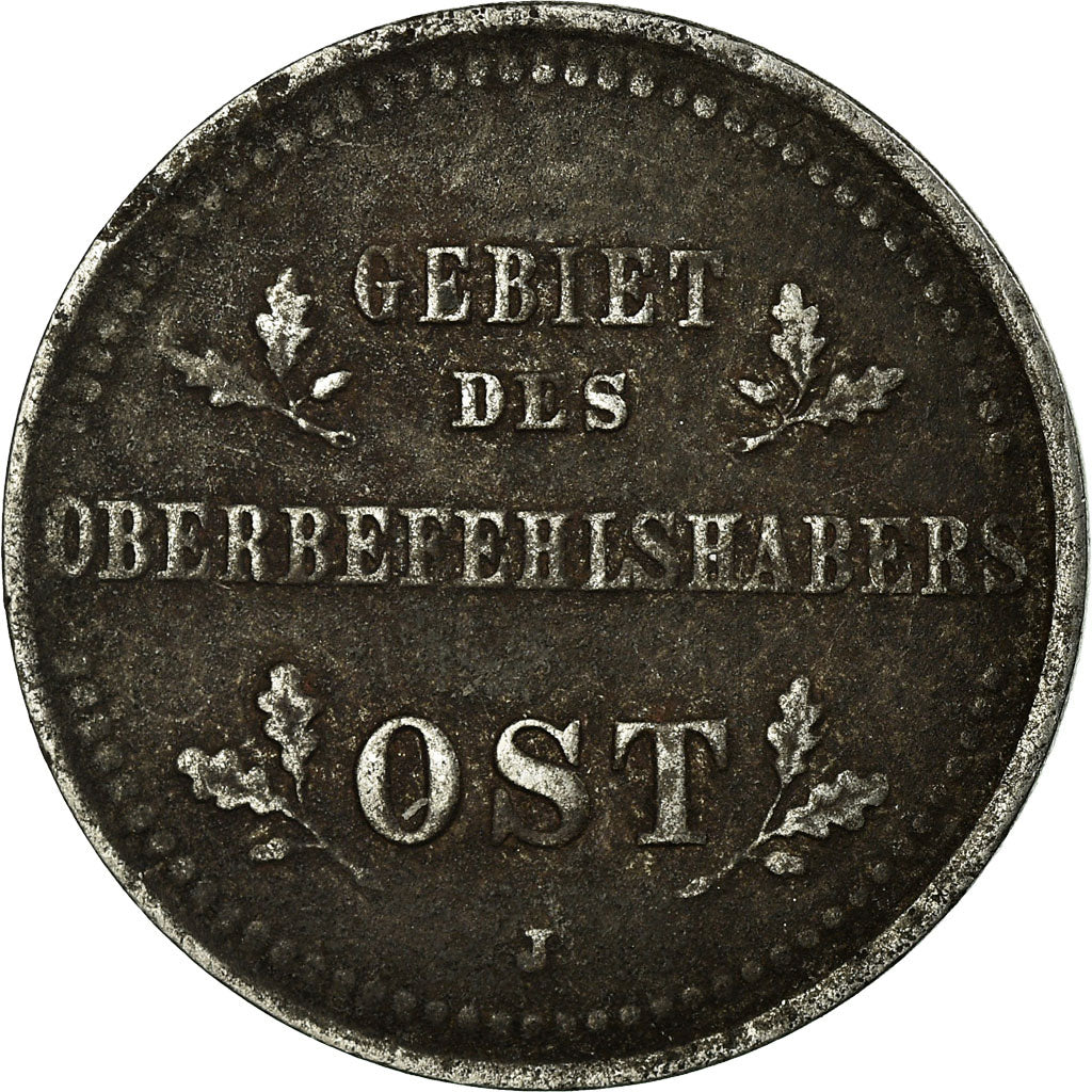 Coin, GERMANY - EMPIRE, Wilhelm II, Kopek, 1916, Berlin, EF(40-45), Iron, KM:21