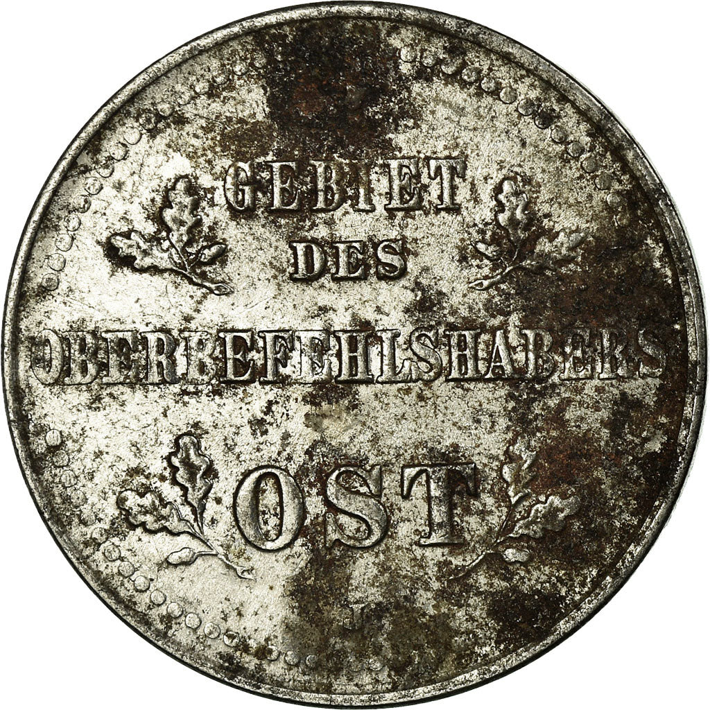 Coin, GERMANY - EMPIRE, Wilhelm II, Kopek, 1916, Berlin, EF(40-45), Iron, KM:21