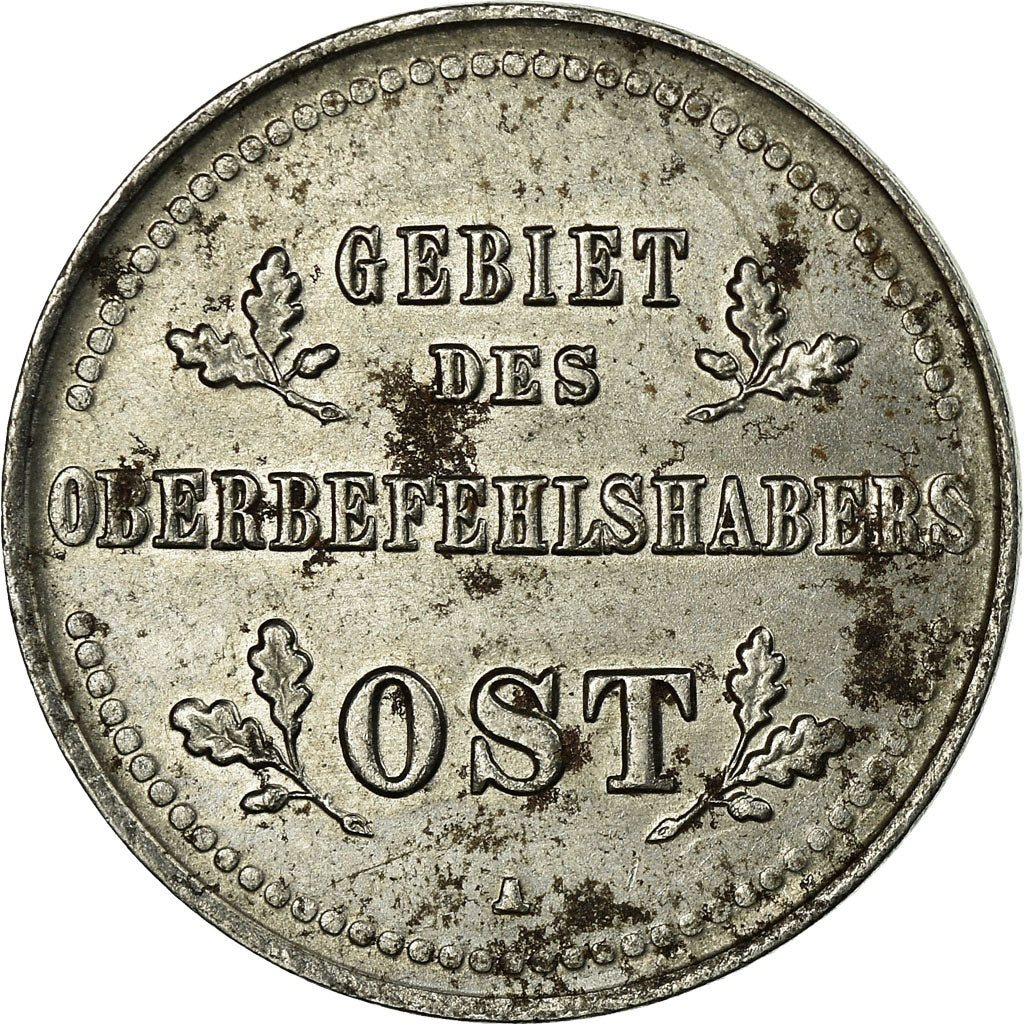 Coin, GERMANY - EMPIRE, Wilhelm II, Kopek, 1916, Berlin, MS(63), Iron, KM:21