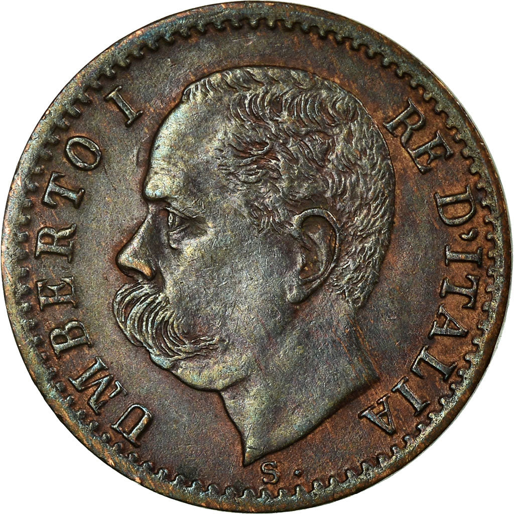 Coin, Italy, Umberto I, Centesimo, 1895, Rome, MS(63), Copper, KM:29