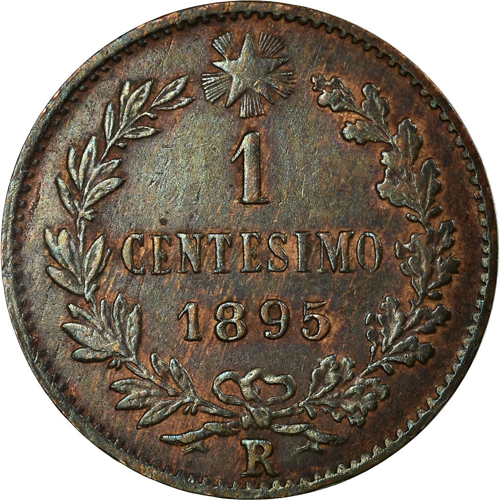 Coin, Italy, Umberto I, Centesimo, 1895, Rome, MS(63), Copper, KM:29