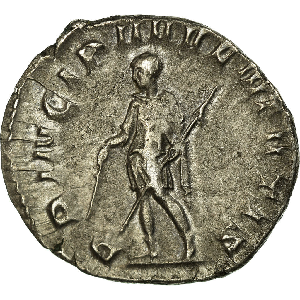 Coin, Herennius Etruscus, Antoninianus, Roma, MS(60-62), Billon