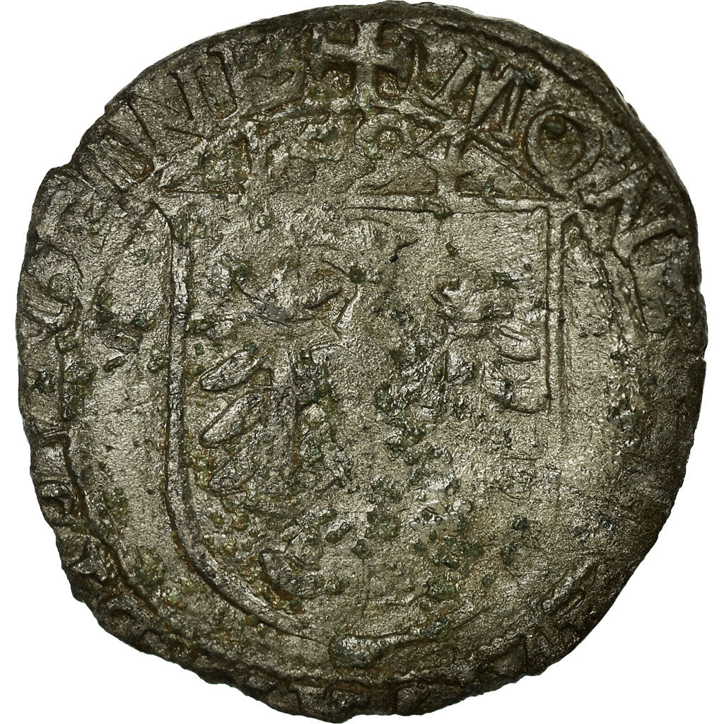 Moeda, França, Carolus, 1624, Besançon, F(12-15), Lingote, Boudeau:1291