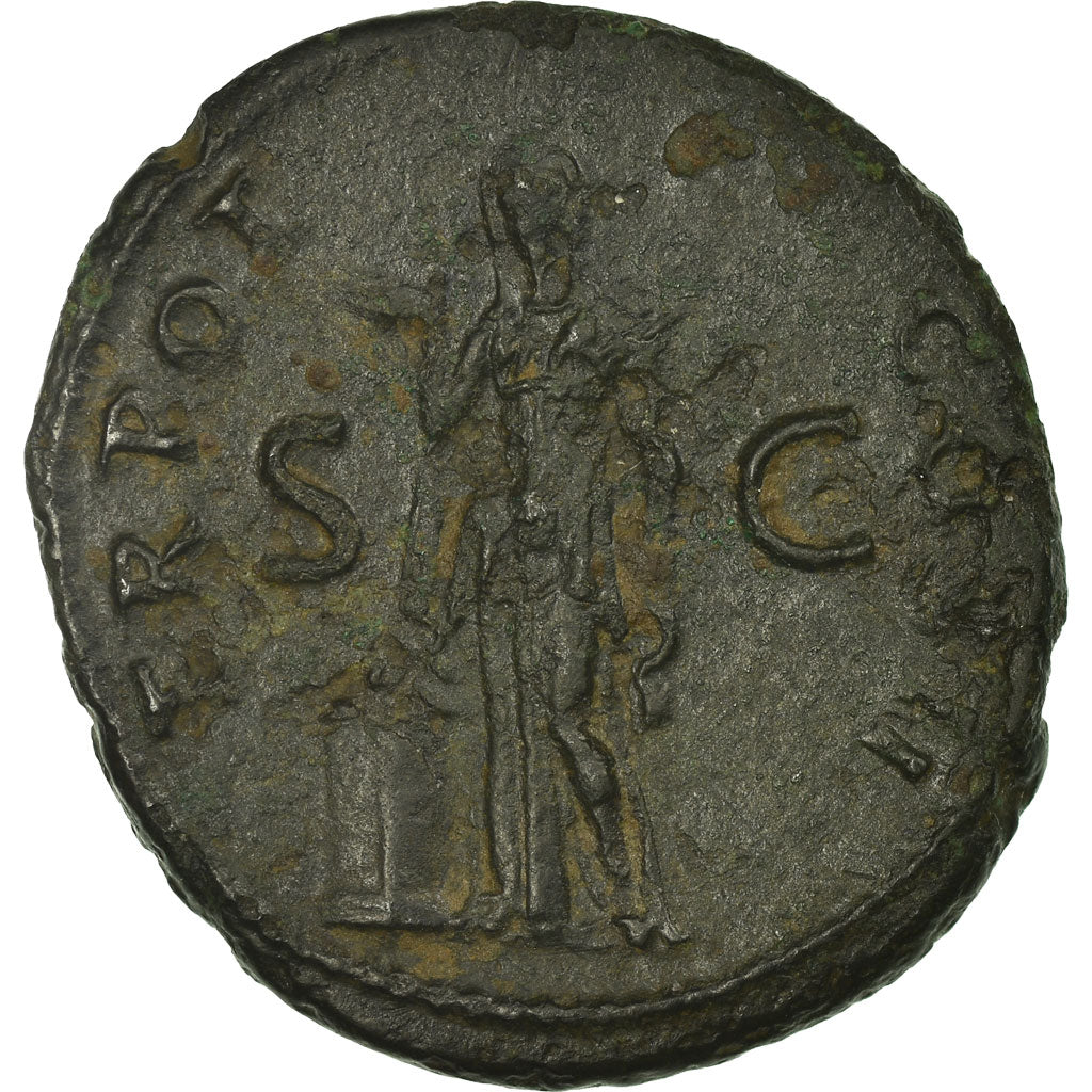 Coin, Trajan, As, Roma, VF(30-35), Copper, RIC:392