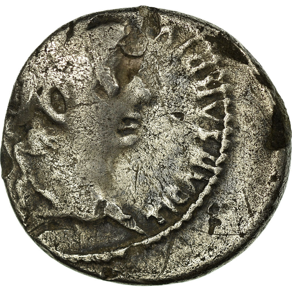 Coin, Tiberius, Denarius, Lyon - Lugdunum, VF(20-25), Silver, RIC:26