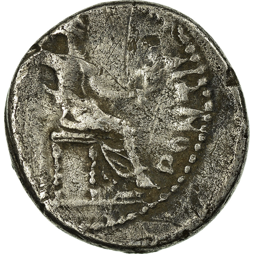 Coin, Tiberius, Denarius, Lyon - Lugdunum, VF(20-25), Silver, RIC:26