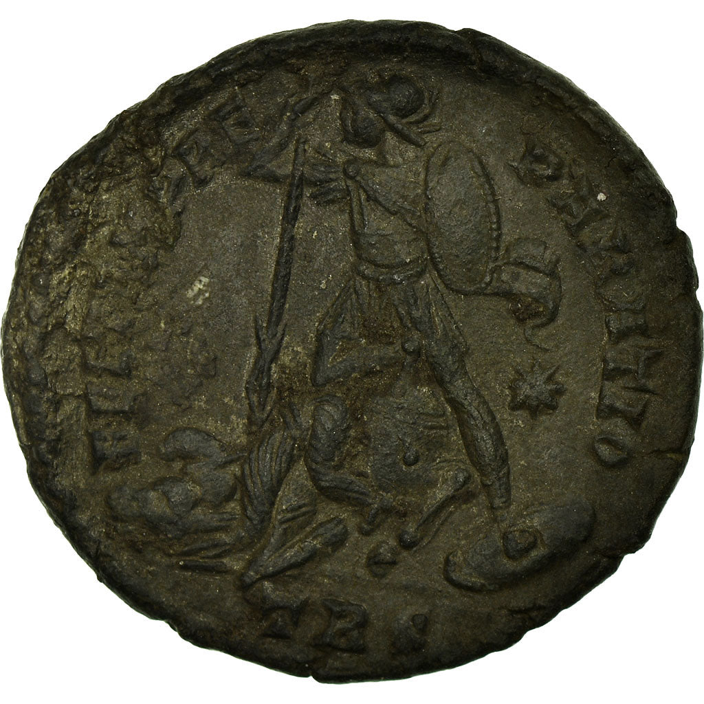 Coin, Constantius II, Maiorina, Trier, AU(50-53), Copper, RIC:349