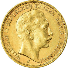 Moneta, Stati tedeschi, PRUSSIA, Wilhelm II, 20 Mark, 1906, Hambourg, SPL, Oro