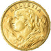 Moneda, Suiza, 20 Francs, 1915, Bern, SC+, Oro, KM:35.1