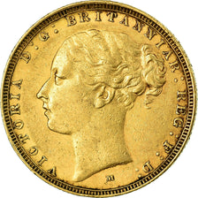 Coin, Australia, Victoria, Sovereign, 1882, Melbourne, EF(40-45), Gold, KM:7