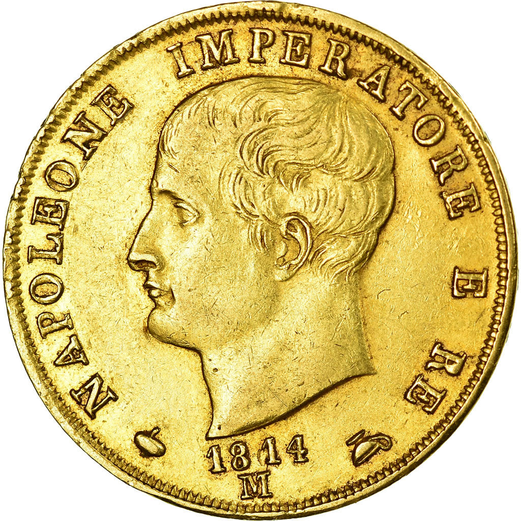 Coin, ITALIAN STATES, KINGDOM OF NAPOLEON, Napoleon I, 40 Lire, 1814, Milan