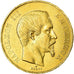 Moneta, Francja, Napoleon III, Napoléon III, 50 Francs, 1855, Strasbourg