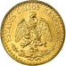 Coin, Mexico, 2 Pesos, 1945, Mexico City, MS(63), Gold, KM:461