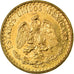Coin, Mexico, 2 Pesos, 1945, Mexico City, MS(63), Gold, KM:461