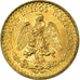 Coin, Mexico, 2 Pesos, 1945, Mexico City, MS(63), Gold, KM:461