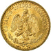 Coin, Mexico, 2 Pesos, 1945, Mexico City, MS(63), Gold, KM:461