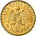 Coin, Mexico, 2 Pesos, 1945, Mexico City, MS(63), Gold, KM:461