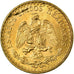 Coin, Mexico, 2 Pesos, 1945, Mexico City, MS(63), Gold, KM:461