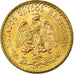 Coin, Mexico, 2 Pesos, 1945, Mexico City, MS(63), Gold, KM:461
