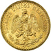 Coin, Mexico, 2 Pesos, 1945, Mexico City, MS(63), Gold, KM:461
