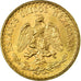Coin, Mexico, 2 Pesos, 1945, Mexico City, MS(63), Gold, KM:461