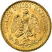 Coin, Mexico, 2 Pesos, 1945, Mexico City, MS(63), Gold, KM:461