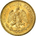 Coin, Mexico, 2 Pesos, 1945, Mexico City, MS(63), Gold, KM:461