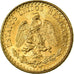 Coin, Mexico, 2 Pesos, 1945, Mexico City, MS(63), Gold, KM:461